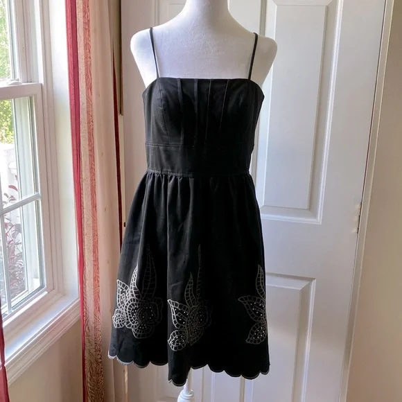 blue dress for baby girl NWT Ann Taylor LOFT RACERBACK Black CAMI Stylish Casual Lite Summer Dr –  JNL Trading main image 1